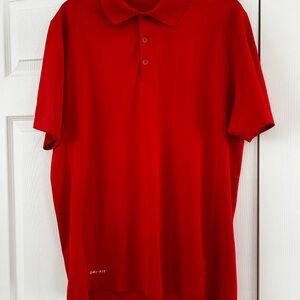 Nike Red Men's Polo Shirt
